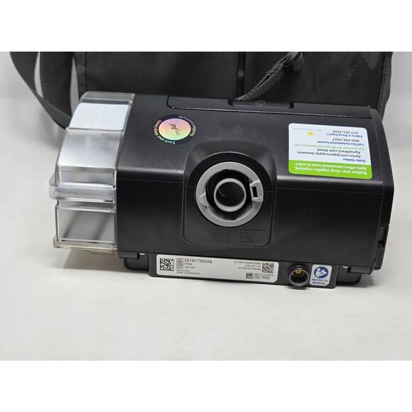 RESMED AIRSENSE 10 AUTOSET BLACK SLEEP APNEA MACHINE W/ CASE 490 RUN HOURS - Picture 9 of 11